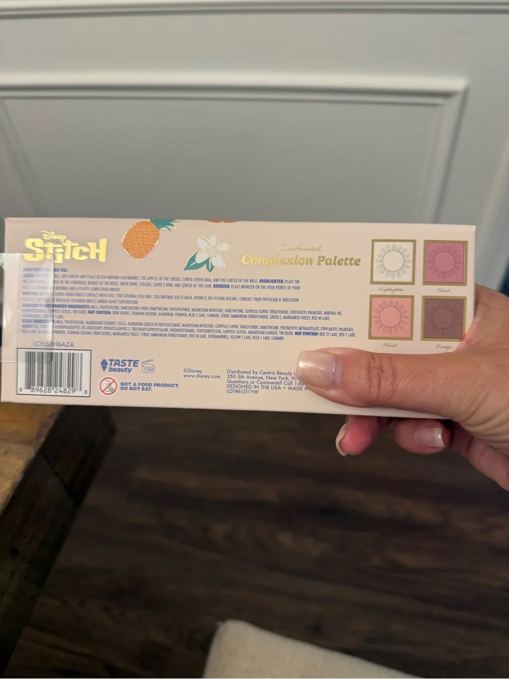 Disney Stitch Tropical Cosmetic Palette & Lip Balm Duo